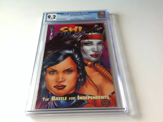 Shi Cyblade Battle For Independents 1 Cgc 9.2 Rarer Image Comics