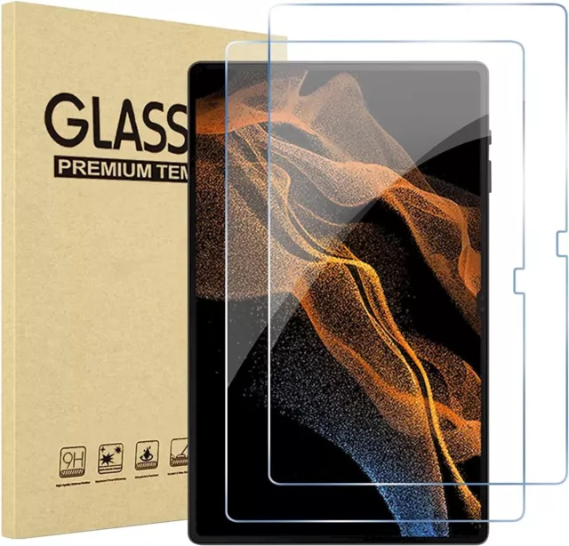 2X Tempered Glass Film Screen Cover Protector For Samsung Galaxy Tab S9 S8 11''