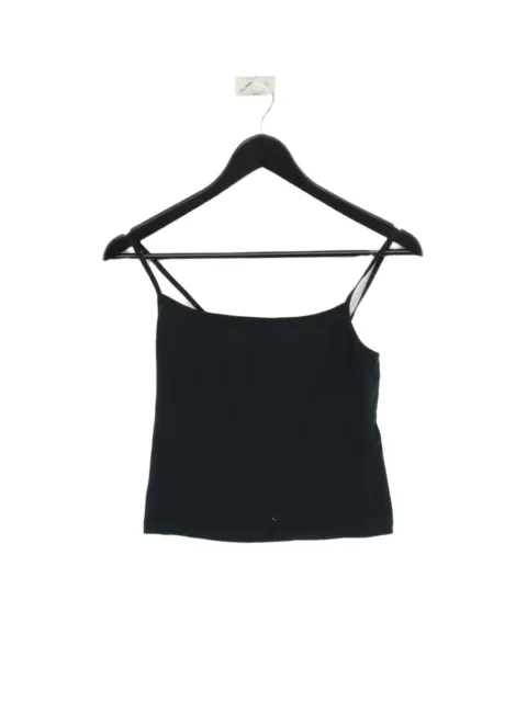 La Perla Women's T-Shirt XS Black 100% Other Sleeveless Square Neck Camisole