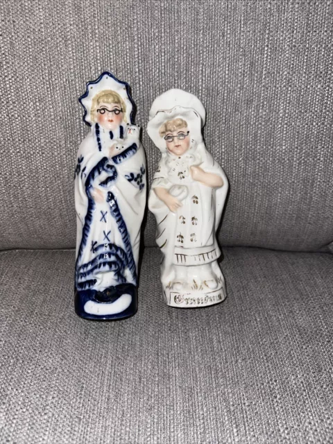 Antique Victorian German Porcelain Ladies