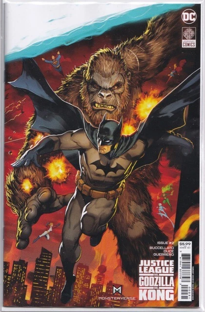 Justice League vs Godzilla vs Kong #2 - Variant Cover B