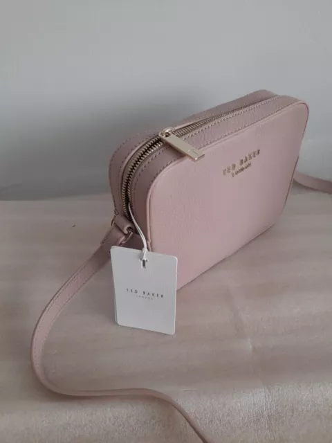 TED BAKER DEBBI Soft Grain Leather Pink Camera Bag R 109 BNWT Genuine Item 64.50 PicClick UK