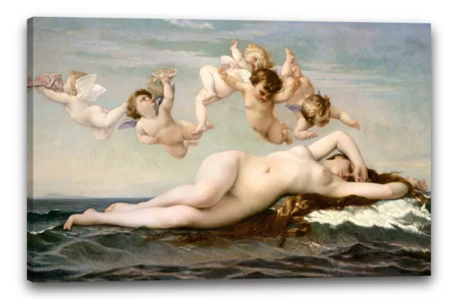 Lienzo/Marcos Alexandre Cabanel - El nacimiento de Venus