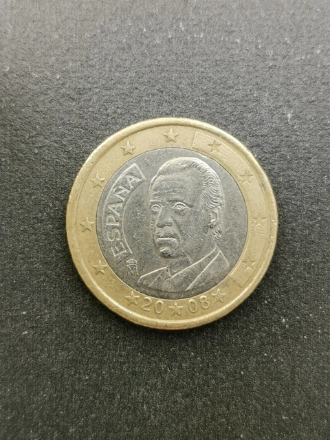 Pièce De 1 Euro Espagne 2008 – Valeur Faciale