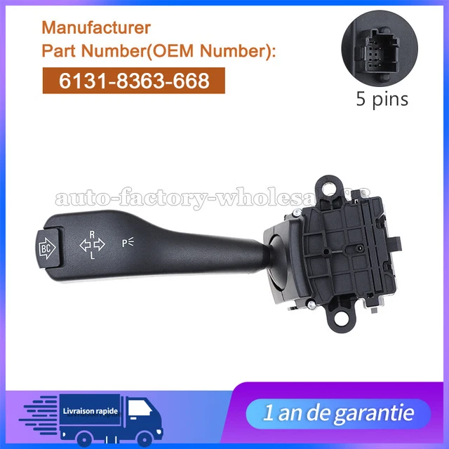 Levier De Commande Phares/clignotants Pour Audi B4 (1991-1995) Et B3 - Pièce Neuve