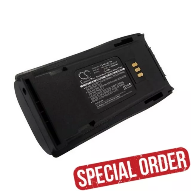 Battery For MOTOROLA CP160,CP170,CP180,CP200,CP200D,CP200XLS,CP250,CP340 2500mAh