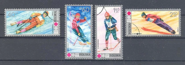 Polen Einsteckkarte mit MiNr. 2143 bis 2146 (oo)