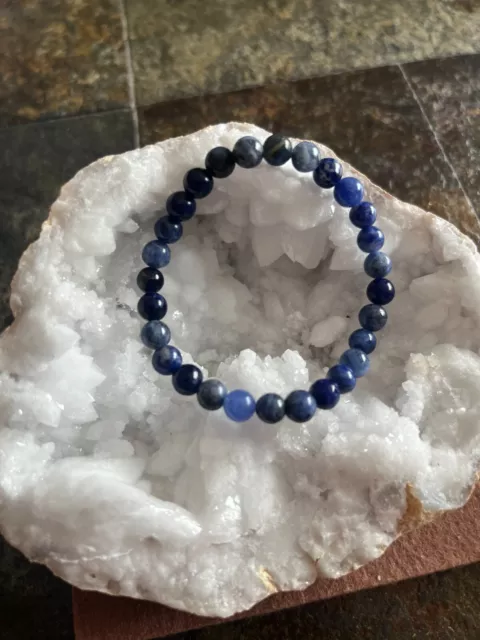 Bracelet en pierre naturelle / Sodalite