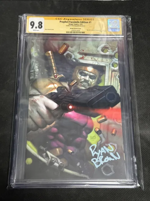 Prophet Facsimile Edition #1 CGC SS 9.8 Signed By Ryan Brown With COA LTD 500