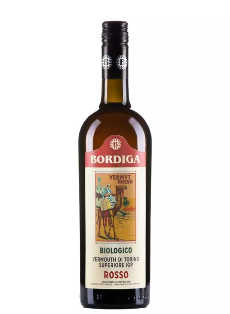 Bordiga Bio Rosso Vermouth 0,75l 18% Vol. - Roter Wermut aus Italien