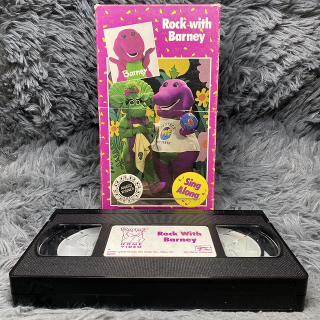 BARNEY & FRIENDS Rock With Barney VHS 1990 Video Tape Sing Along Lyons ...