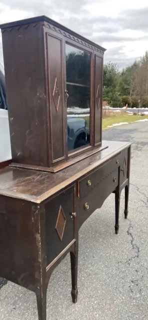 Limbert Mission Oak Arts & Crafts Sideboard Buffet Server Hutch