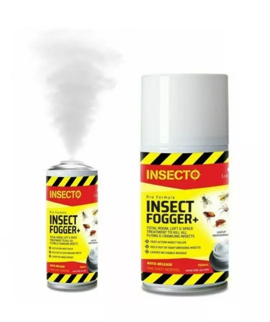 Insect Fogger PRO Killer Smoke Fumer Flea Bed Bug Moth Fly Cockroach Insecto++