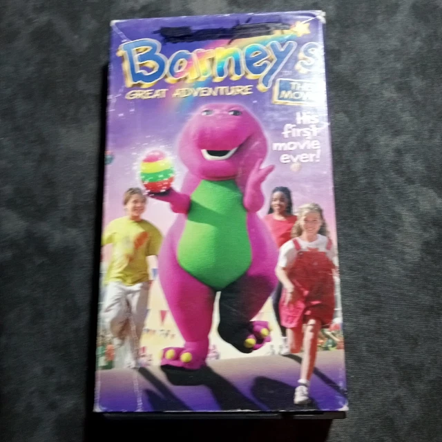 BARNEY - BARNEYS Great Adventure: The Movie (VHS, 1998) Vintage - VCR