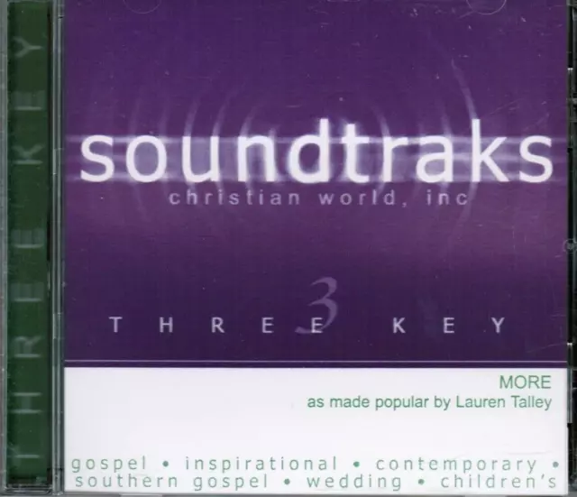 More - Lauren Talley - Christian Accompaniment/Performance Track CD