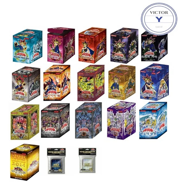 YUGIOH CARDS OFFICIAL Booster Box Korean Ver 40 Pack Valuable Worth Set