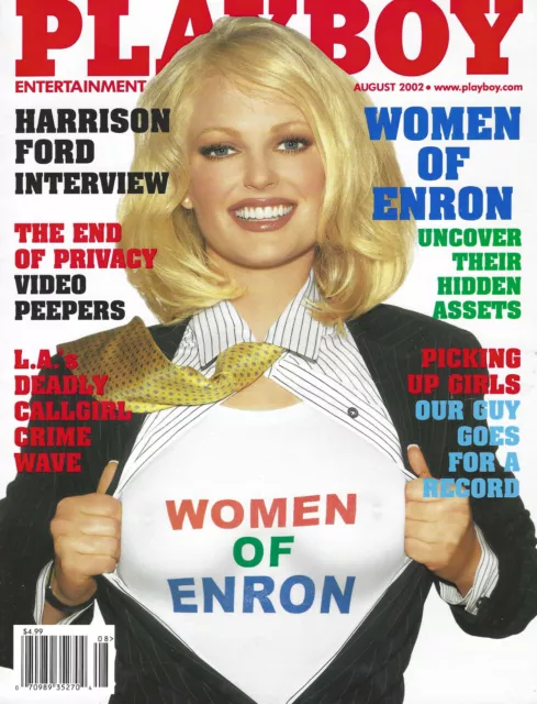Playboy Aug 02 Women Of Enron Playmate Christina Santiago