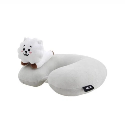 Official BT21 Line Friends Character RJ Soft Comfortable U Shape Neck Pillow NWT