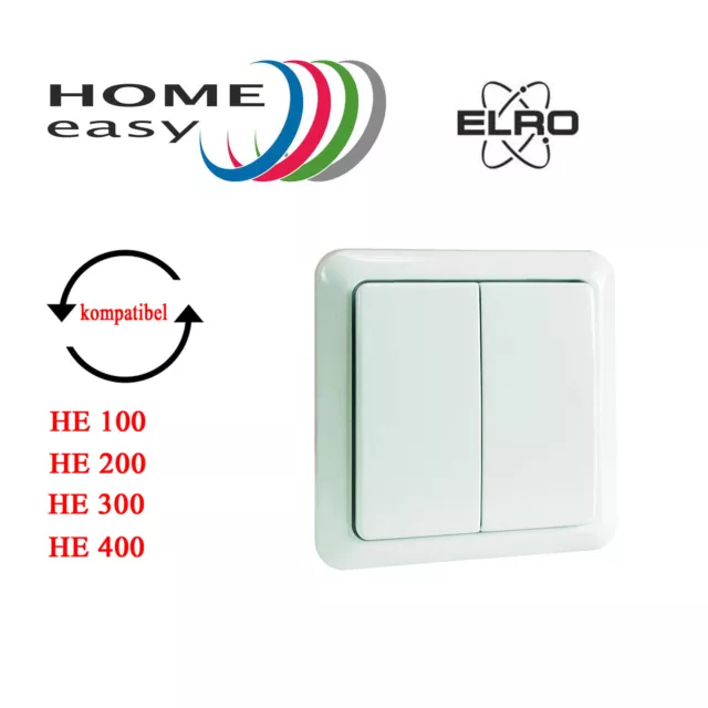 Home Easy Funk-Lichtsensor IP55 Kabellos Batteriebetrieben