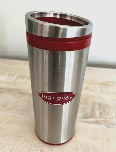 Peterbilt Trucks Red Oval Stainless Steel 16oz. Insulated Travel Mug Tumbler