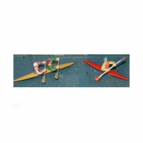 Langley Miniature Models Assorted Fishermen and Equipment HO