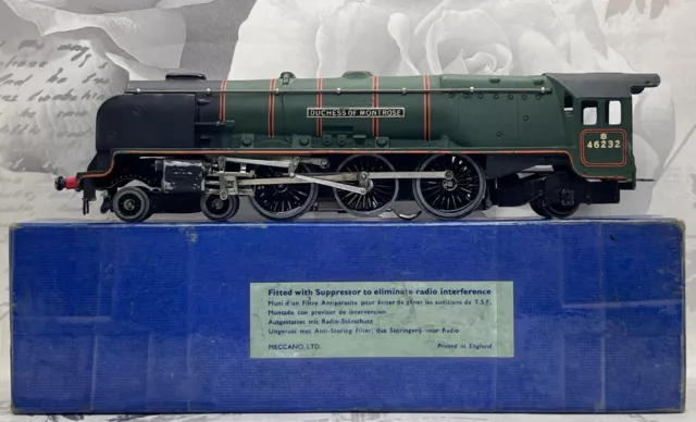 P287 Hornby Dublo 31012 Rail Duchess Of Montrose 3 Rail 46232 Loco OO Gauge