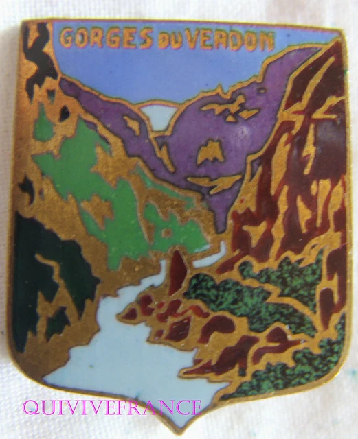 Insigne émaillé Gérardmer – Blason Ville, Vintage