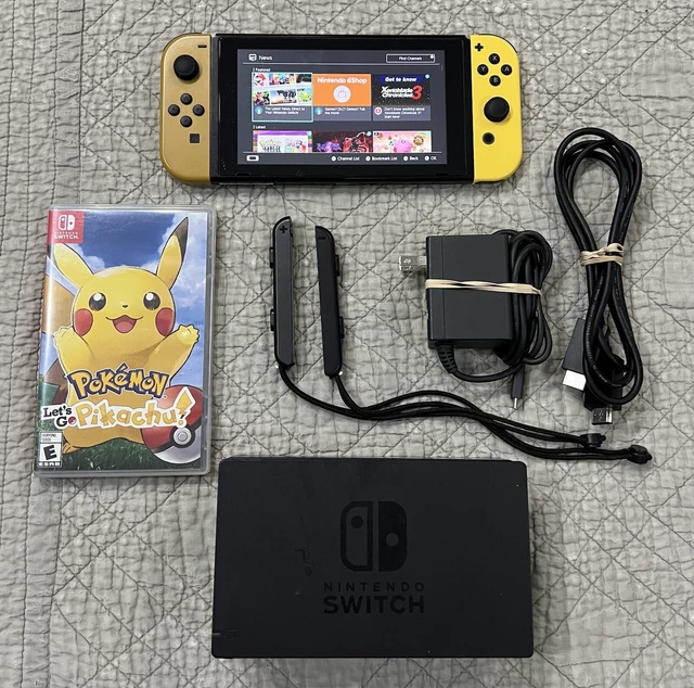 NINTENDO SWITCH CONSOLE Pikachu & Eevee Edition with Pokémon Let's Go