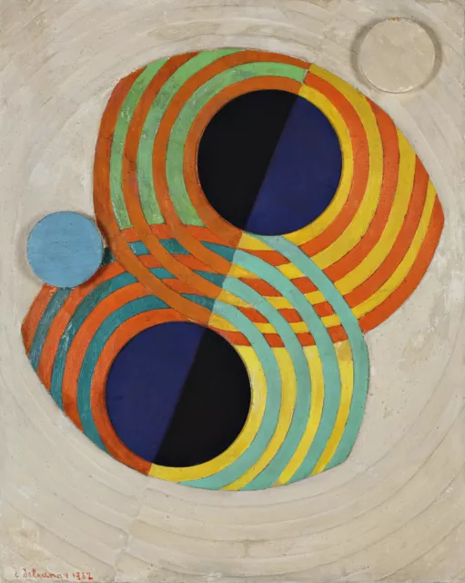 Robert Delaunay - Relief Rhythms (1932) Abstract - 17" x 22" Fine Art Print