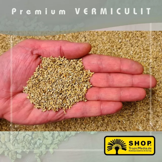 Vermiculit 3,5 Liter 2-3mm gesiebt REPTILIENEIER, PFLANZEN, GARTEN +2 Postkarten
