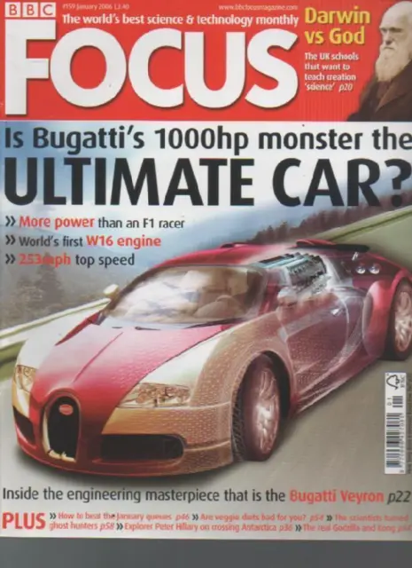FOCUS MAGAZINE January 2006 Issue 159 Bugatti AL