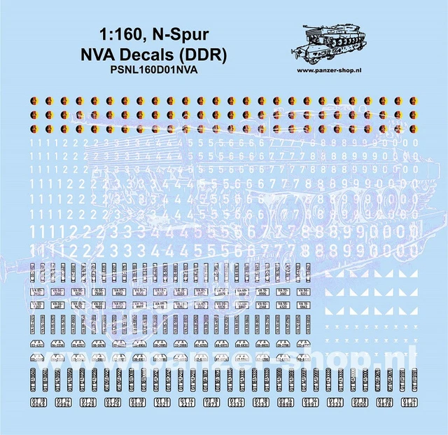 Feuerwehr Decals, Panzer-Shop Premium Scala N, 1:160, Decalcomania