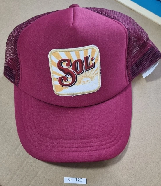 Sol Beer Cerveza Cappello da sole Trucker Net Cap Raro da collezione