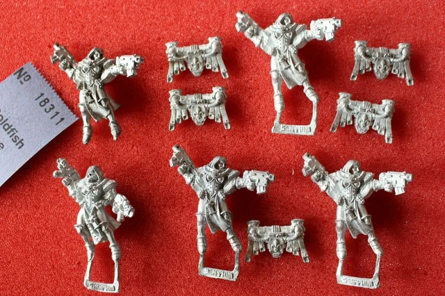Spiele Workshop Warhammer 40k Sisters of Battle Seraphim Squad 5 Modelle Metall OOP