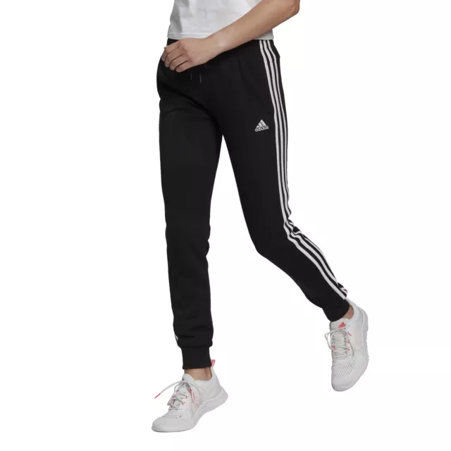 Adidas Pantalone da Donna Essentials French Terry 3-Stripes Nero Codice GM873...