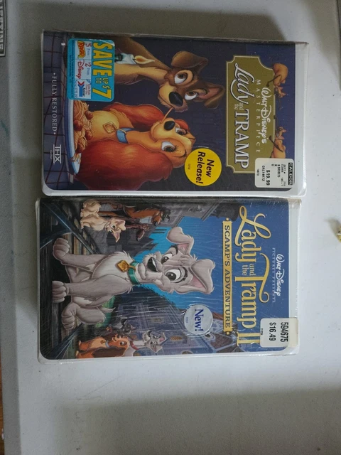 WALT DISNEY'S LADY And The Tramp VHS (Sealed)