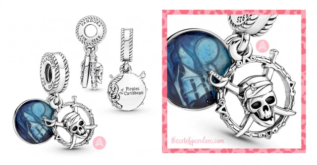 Disney Parks Pandora Charm Pirati Dei Caraibi # EDIZIONE LIMITATA ##