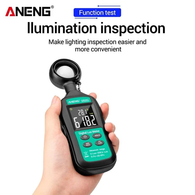 Radiometro UV RMS misuratore UV lux metro misuratore luce digitale fotometro