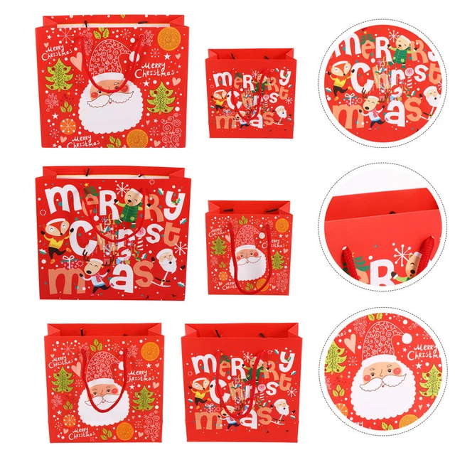 12 piezas decoración navideña bolsa de Navidad regalos de Navidad Navidad