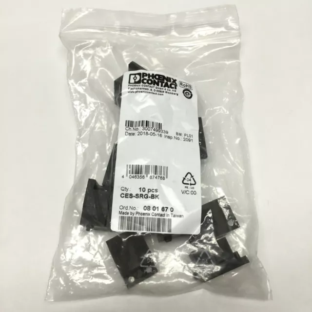 Lot of 10 Phoenix CES-SRG-BK Cable Sealing Frame Blind Sleeve 29.5 x 19.5 x 17mm