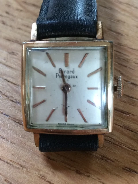 Montre Vintage Femme Girard Perregaux - Cadran Suisse, Mouvement Mécanique 17 Bijoux - Fonctionnelle - Occasion Rare
