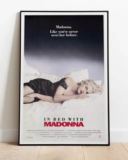 IN BED WITH MADONNA REPRO Film Poster 36"x24" (similar to A1 )