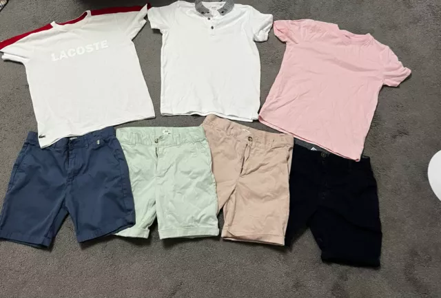 Boys Joblot Chinos T Shirts River Island Next, Lacoste Size 8/10 Bundle Joblot