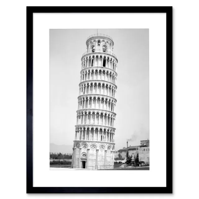Photo Architectural Leaning Tower Pisa Italy Cool Frame Print Picture 12x16 Inch