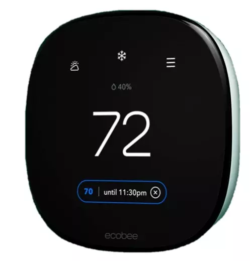 Ecobee Smart Thermostat Voice Control Smart Sensor Included EB-STATE5C-01