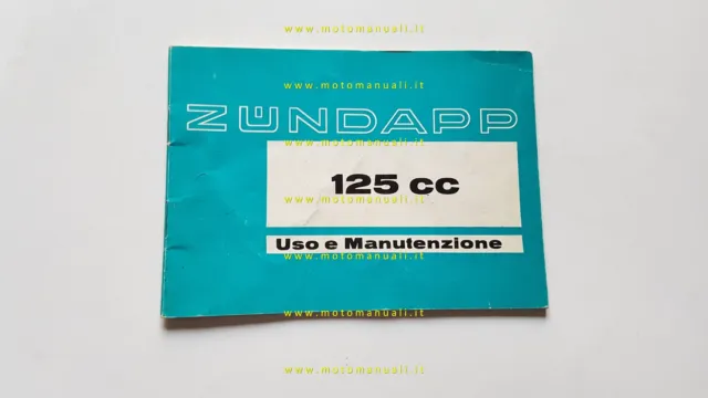 Zundapp KS 125 Sport 521 - GS 125 520 1973 manuale uso manutenzione originale
