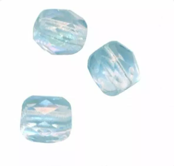 200  PERLES FACETTES DE BOHEME  4 mm ALEXANDRITE AB