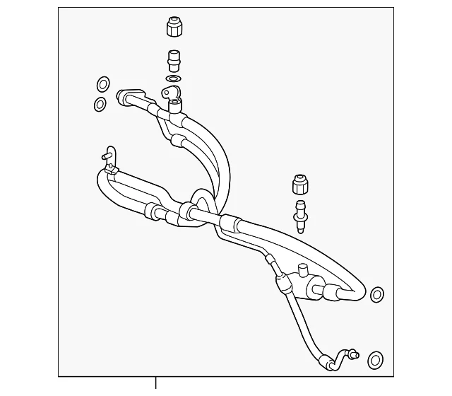 GENUINE GM AIR Conditioning Hose Assembly 90583328 64.22 PicClick
