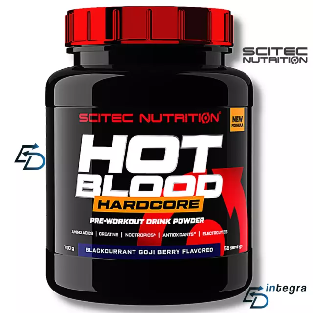 SCITEC NUTRITION - Hot Blood Hardcore  700g Pre Workout