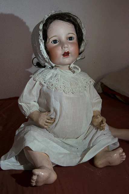Poupée Ancienne En Porcelaine SFBJ - Moule 60